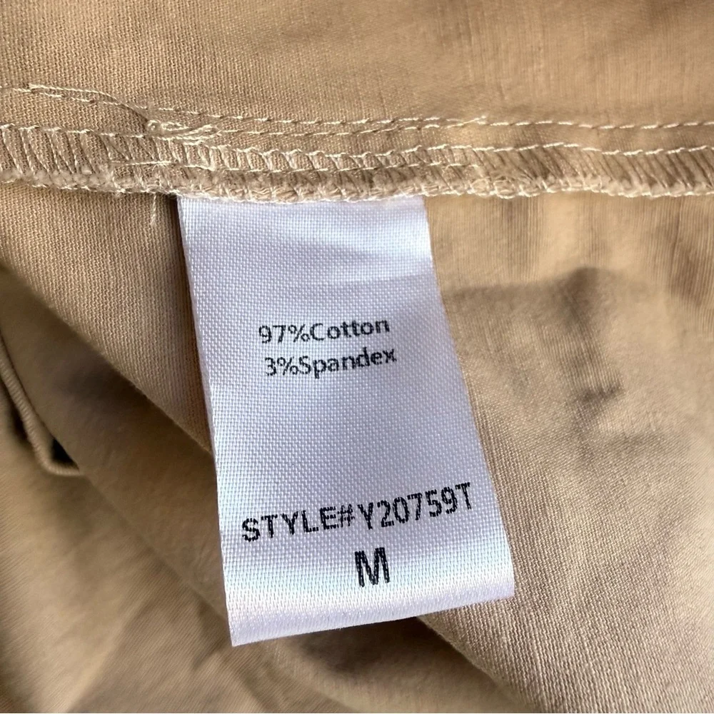 Tuckernuck Pomander Place Claiborne Cotton Mini Dress Tan Khaki - Picture 7 of 7